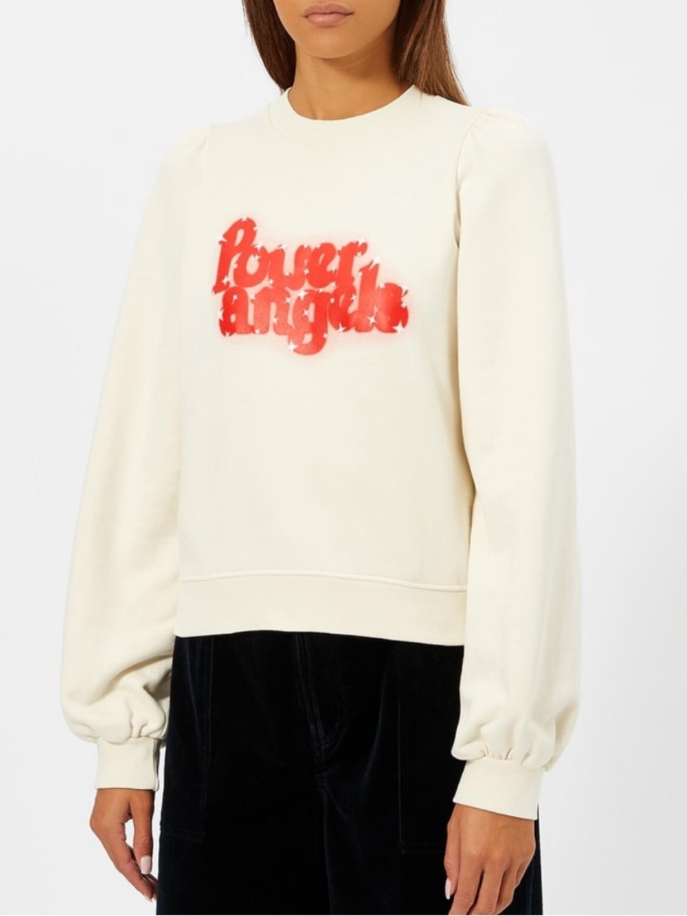 Ganni Power Angels Sweatshirt